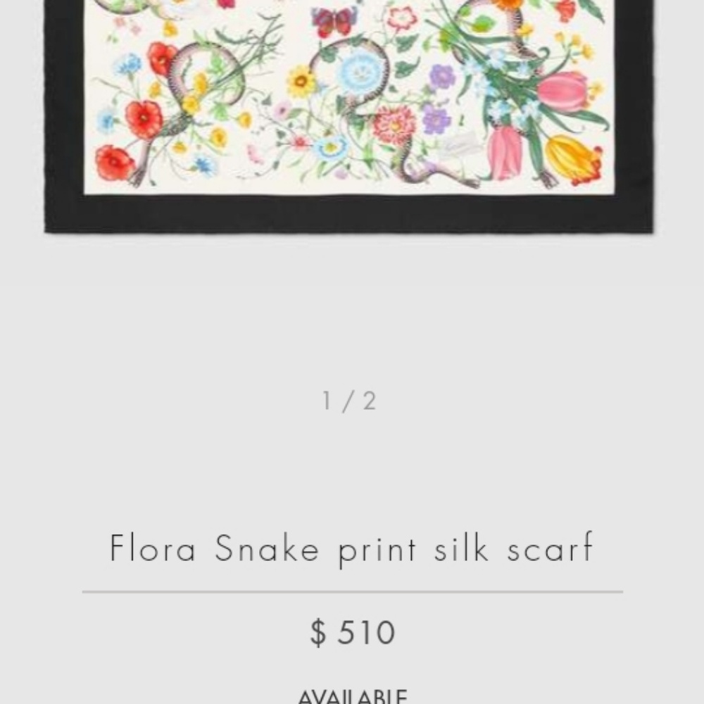Gucci silk scarf - Picture 4 of 4